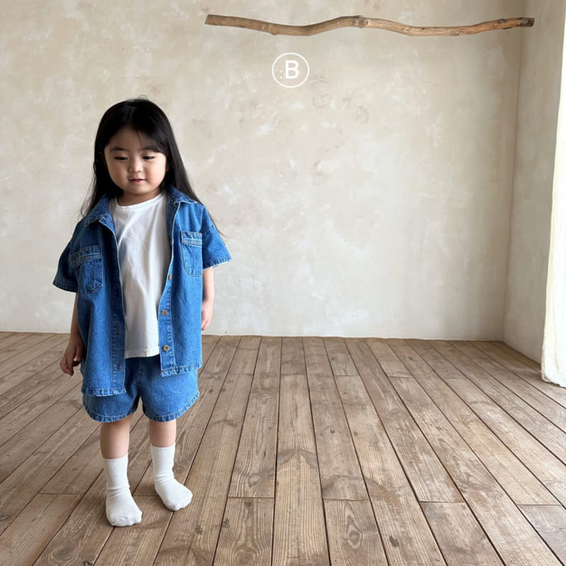 Bella Bambina - Korean Children Fashion - #childofig - Ken Denim Shirt With Mom - 8