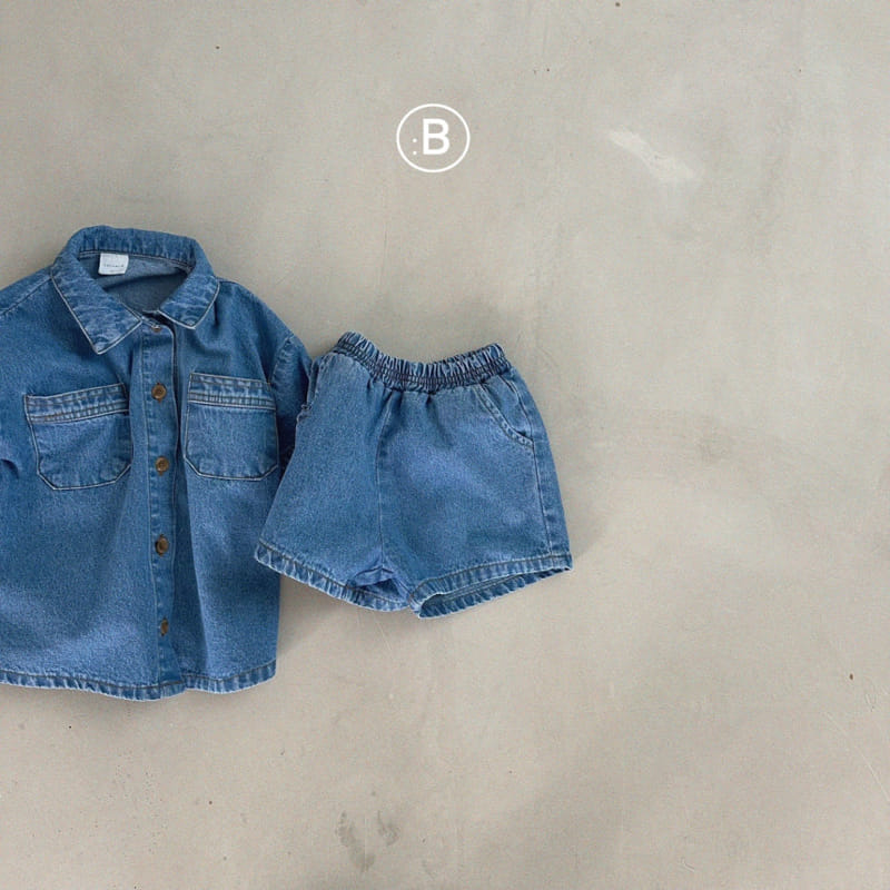 Bella Bambina - Korean Children Fashion - #designkidswear - Coco Denim Top Bottom Set With Mom - 11