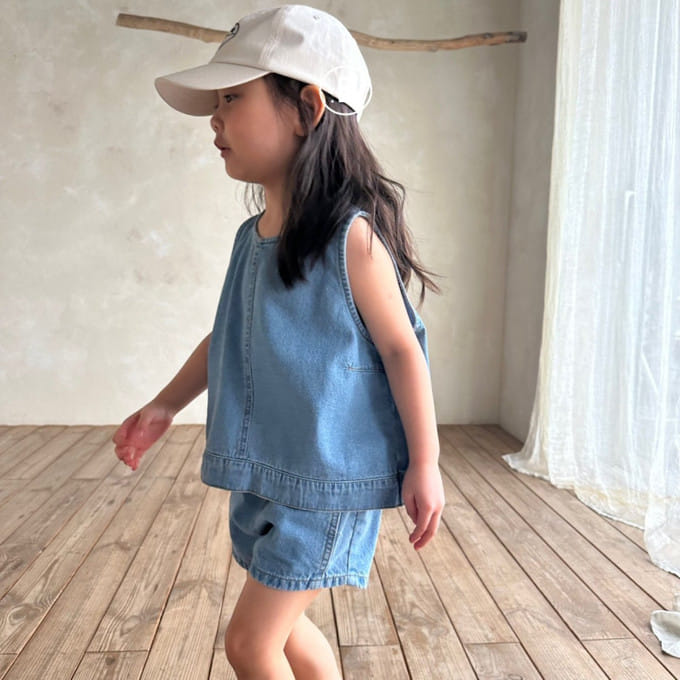 Bella Bambina - Korean Children Fashion - #discoveringself - Meg Denim Vest