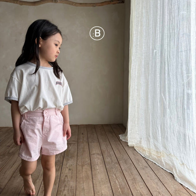 Bella Bambina - Korean Children Fashion - #prettylittlegirls - Nomal Color Piping Tee