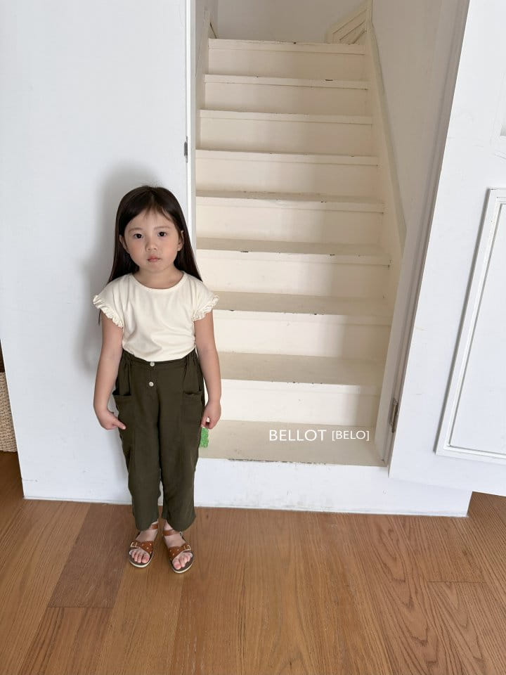 Bellot - Korean Children Fashion - #Kfashion4kids - Charming Frill Tee - 8