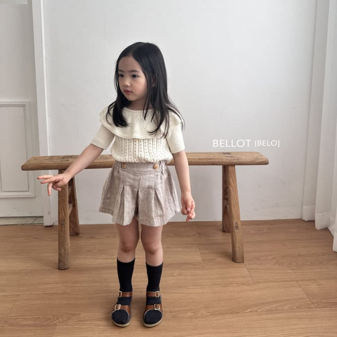 Bellot - Korean Children Fashion - #discoveringself - Herringbone Skirt Pants