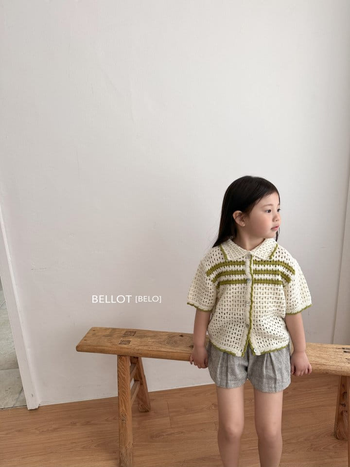 Bellot - Korean Children Fashion - #kidsshorts - Herringbone Skirt Pants - 3