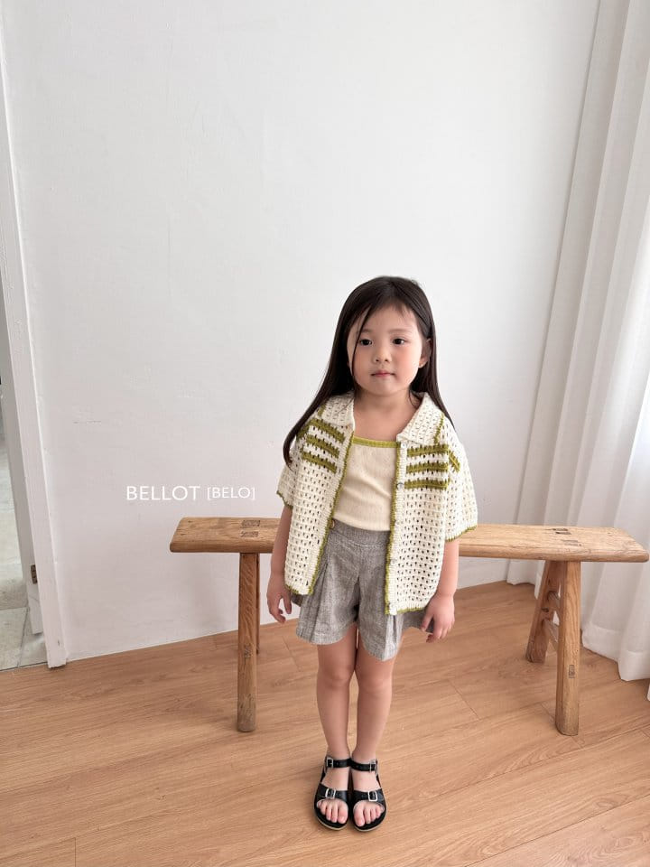 Bellot - Korean Children Fashion - #kidsshorts - Herringbone Skirt Pants - 4