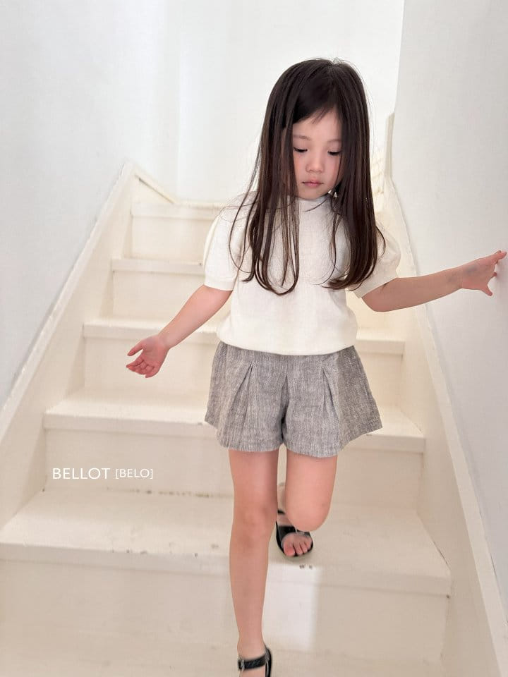 Bellot - Korean Children Fashion - #kidzfashiontrend - Herringbone Skirt Pants - 5