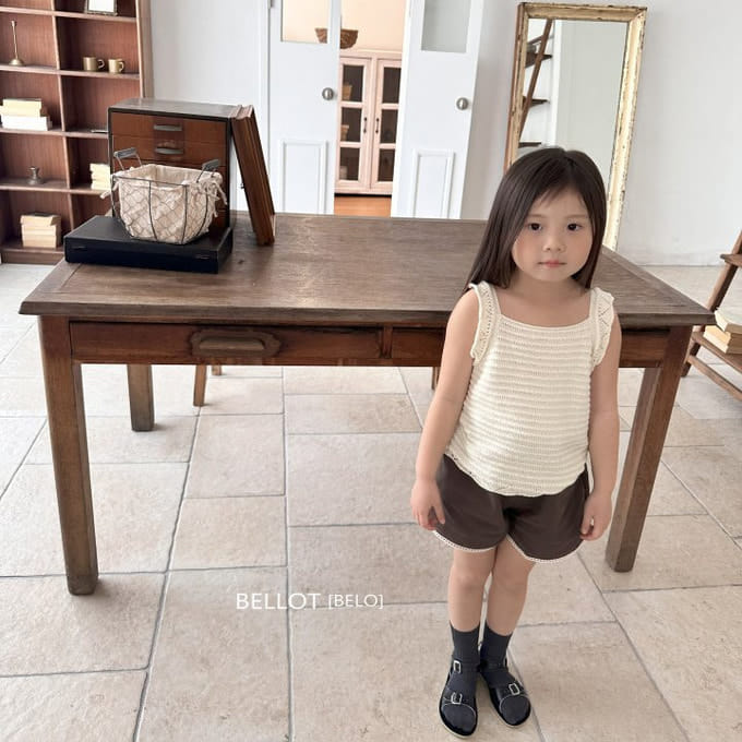 Bellot - Korean Children Fashion - #minifashionista - Basil Sleeveless Tee