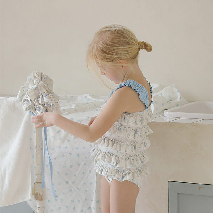 Bien A Bien - Korean Children Fashion - #littlefashionista - Merisia Frill Swim Wear