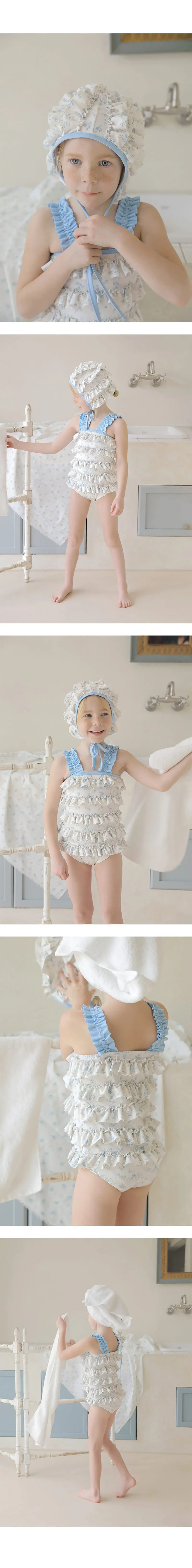 Bien A Bien - Korean Children Fashion - #minifashionista - Merisia Frill Swim Wear - 3