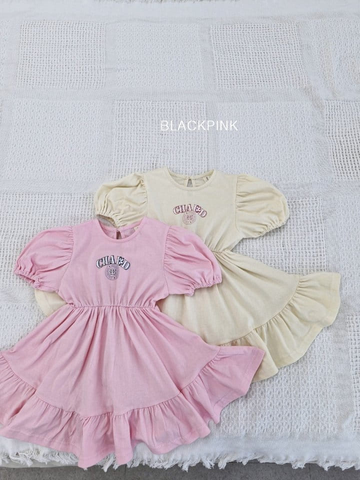 Black Pink - Korean Children Fashion - #Kfashion4kids - Bonita Frill One-Piece