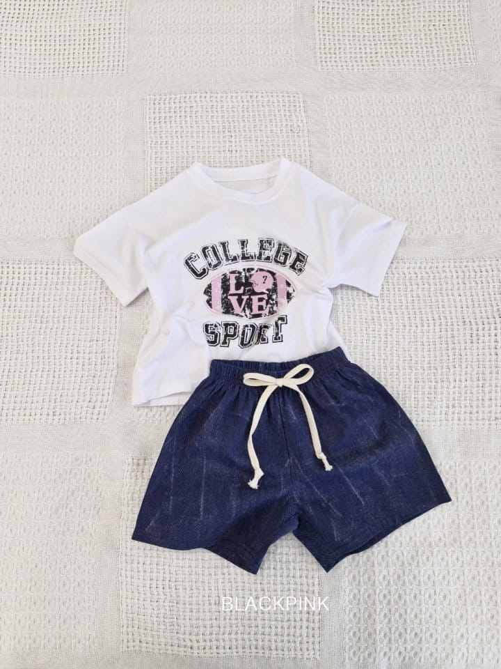 Black Pink - Korean Children Fashion - #Kfashion4kids - Vintage Denim Shorts - 9