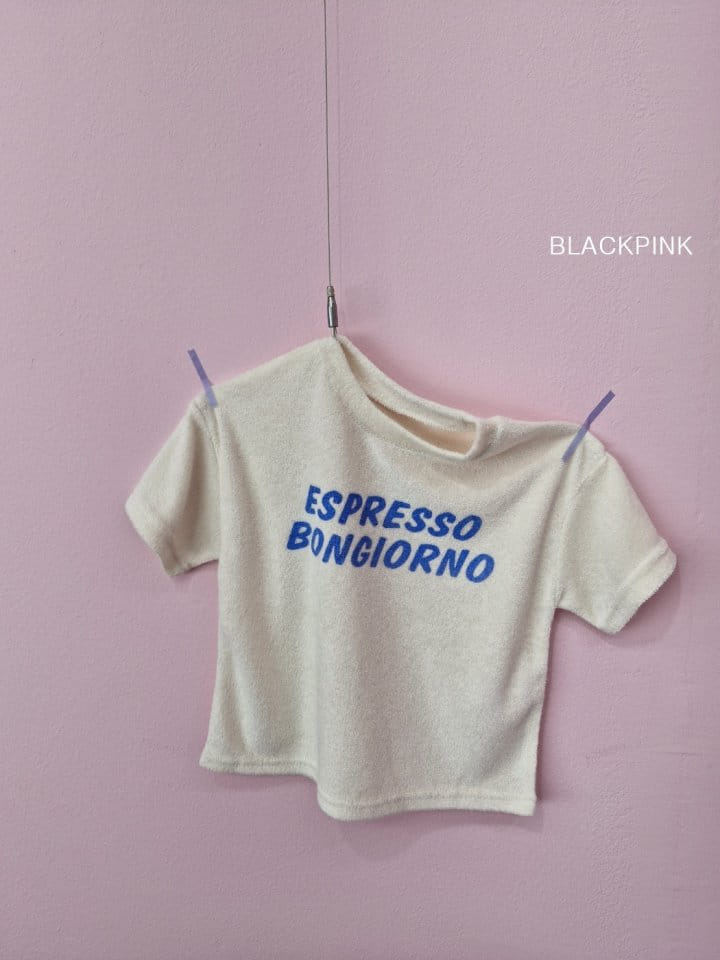 Black Pink - Korean Children Fashion - #childofig - Espresso Terry Top Bottom Set - 8