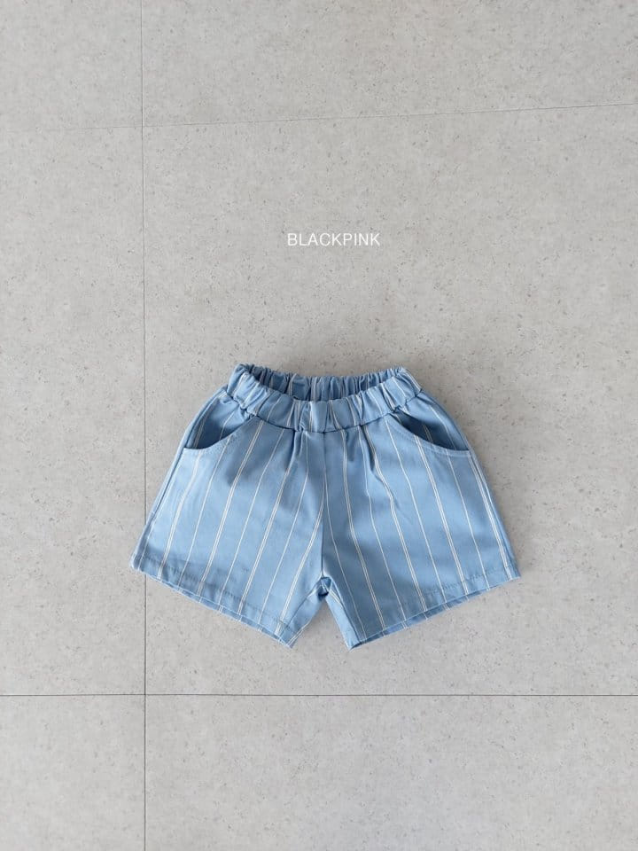 Black Pink - Korean Children Fashion - #childofig - Cony Denim Shorts - 10