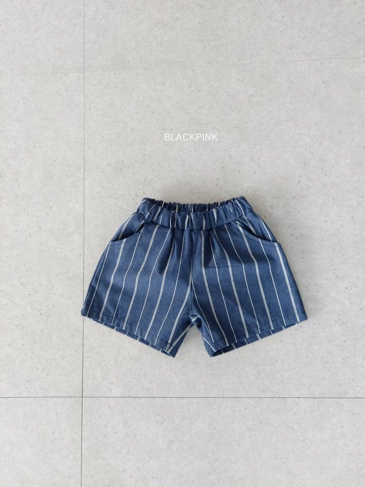 Black Pink - Korean Children Fashion - #childofig - Cony Denim Shorts - 9