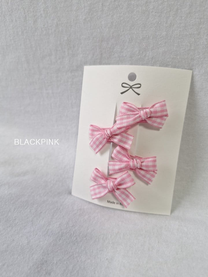 Black Pink - Korean Children Fashion - #childofig - Mini Ribbon Set - 4