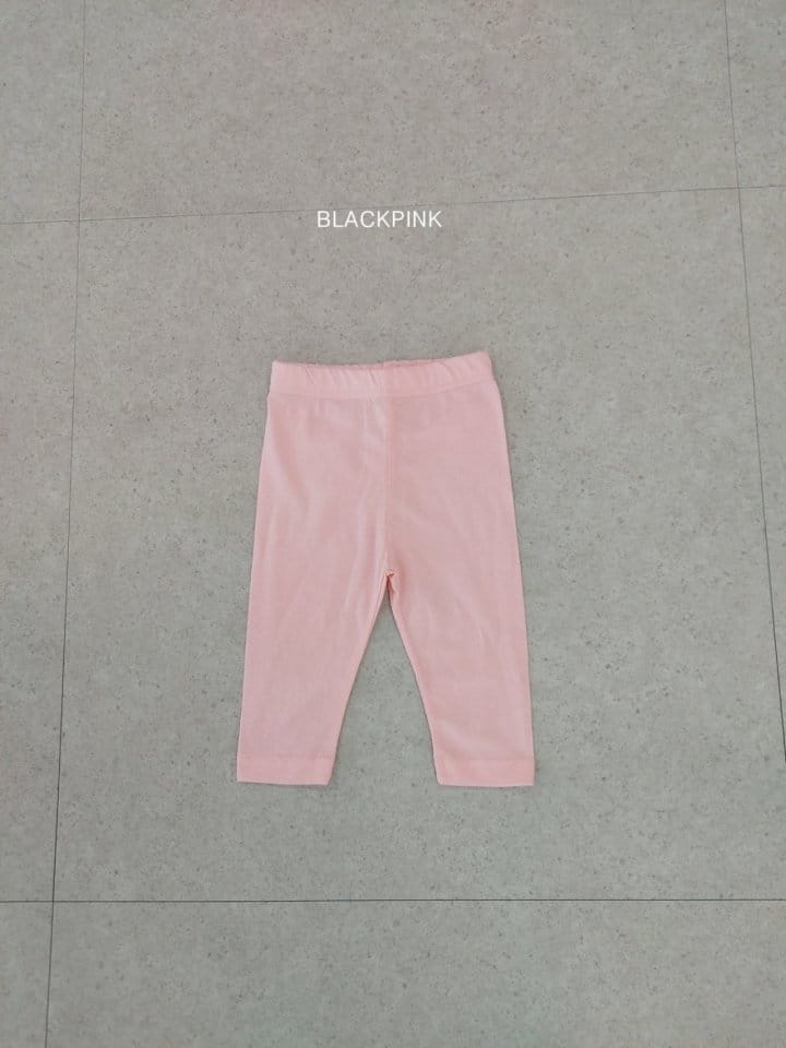 Black Pink - Korean Children Fashion - #discoveringself - Cool Leggings Cropped Shorts - 7