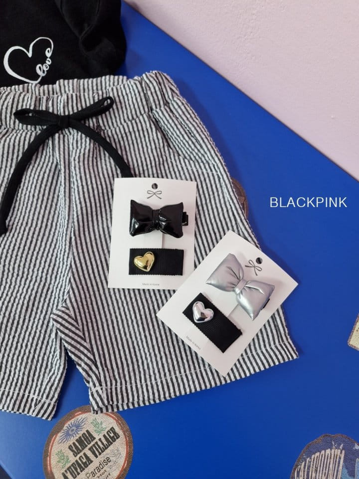 Black Pink - Korean Children Fashion - #discoveringself - Ton Ton Ribbon 2 Type Set - 3