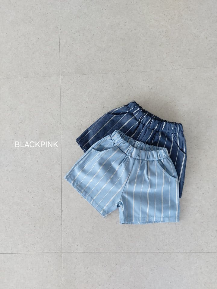 Black Pink - Korean Children Fashion - #kidsshorts - Cony Denim Shorts