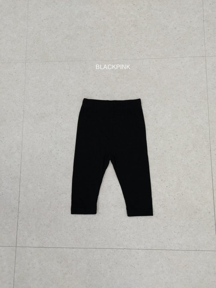 Black Pink - Korean Children Fashion - #kidsshorts - Cool Leggings Cropped Shorts - 9