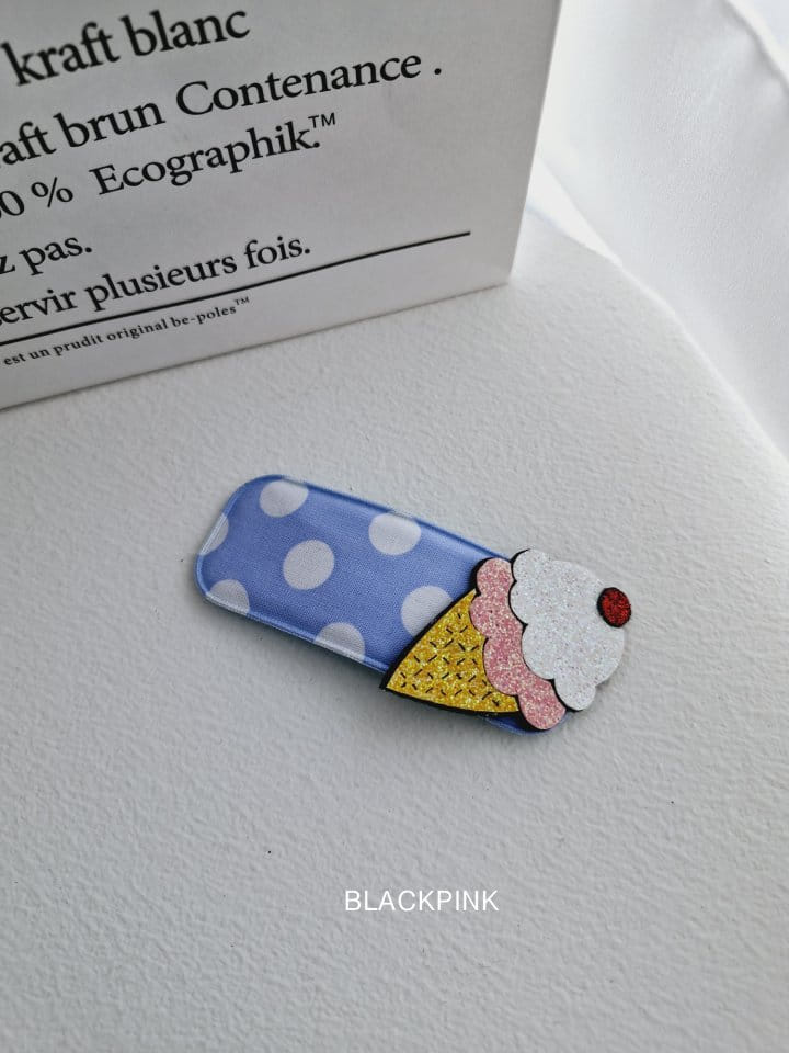 Black Pink - Korean Children Fashion - #fashionkids - Icecream Dot Pin - 4