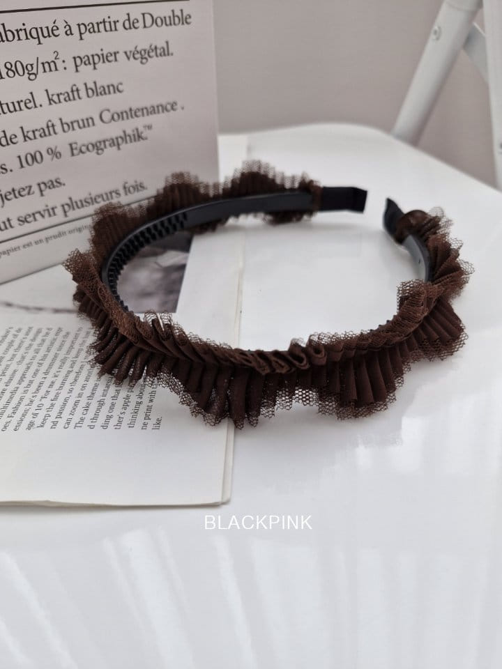 Black Pink - Korean Children Fashion - #kidsshorts - Sha Sha Wrinkle Hair Band - 6