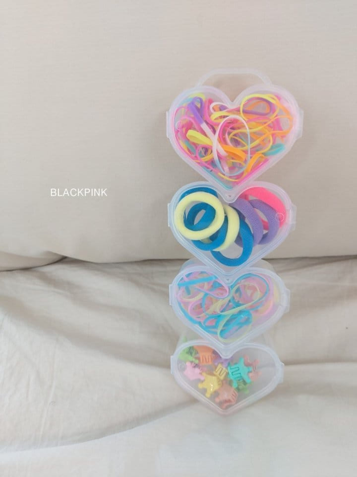 Black Pink - Korean Children Fashion - #kidzfashiontrend - Random Heart Case  - 6