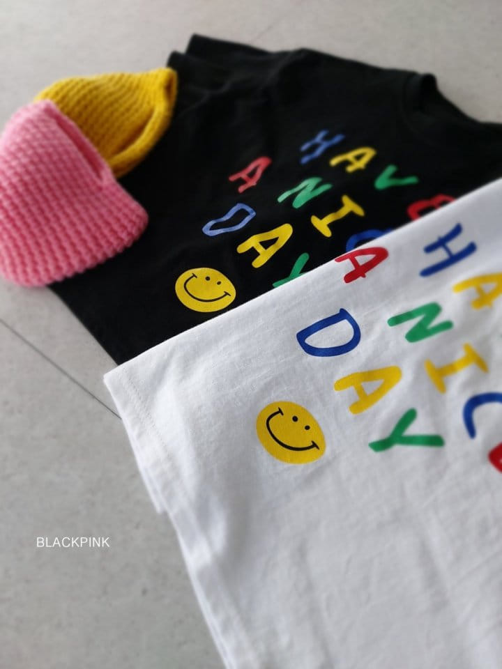 Black Pink - Korean Children Fashion - #kidzfashiontrend - Nice Day Box Tee