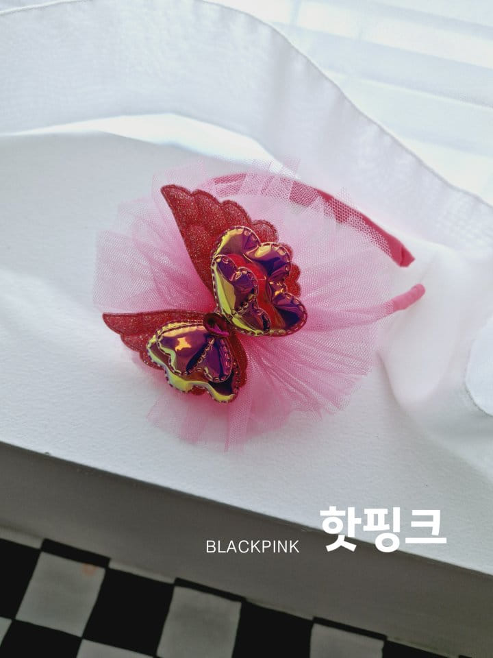 Black Pink - Korean Children Fashion - #kidzfashiontrend - Navi Sha Hair Band - 9