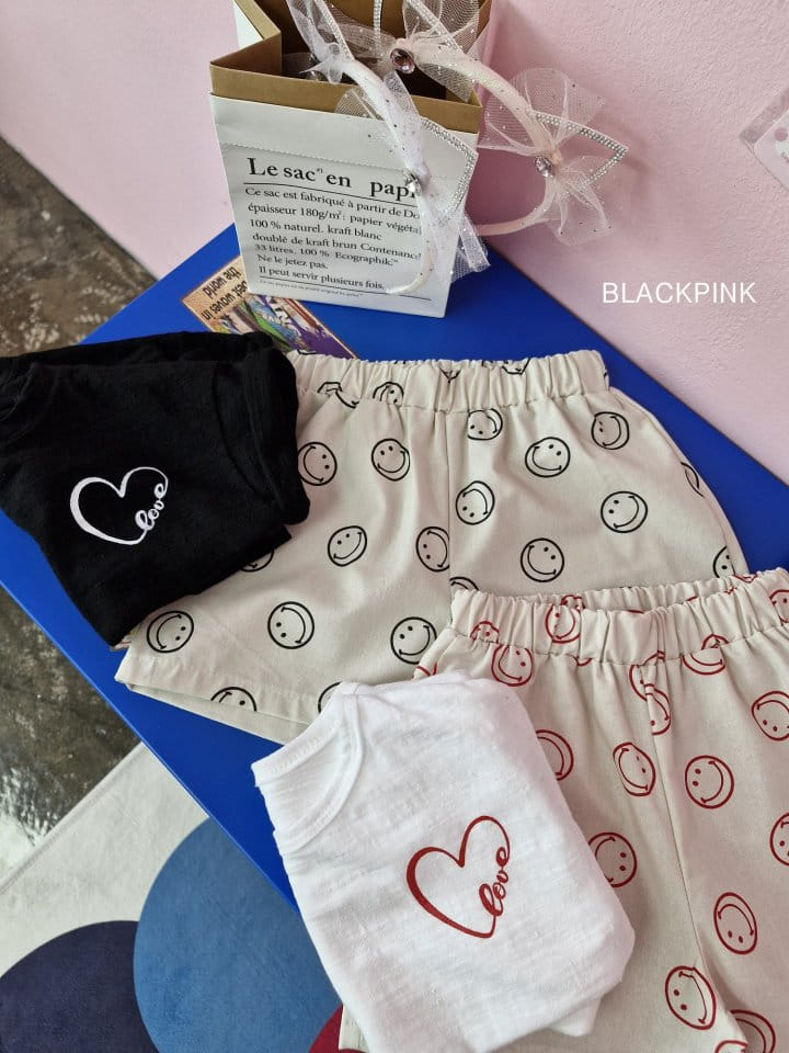 Black Pink - Korean Children Fashion - #kidzfashiontrend - Smile Shorts - 2