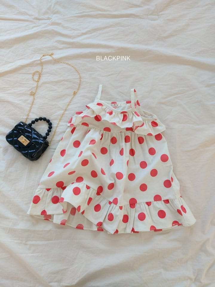 Black Pink - Korean Children Fashion - #littlefashionista - Labin Dot One-Piece - 10