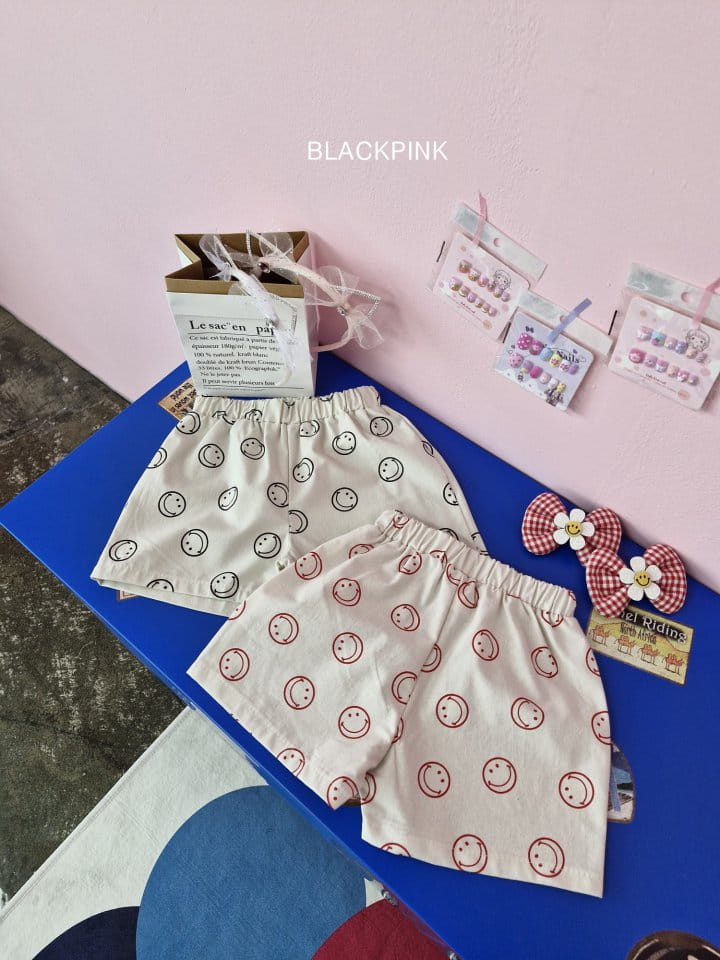 Black Pink - Korean Children Fashion - #Kfashion4kids - Smile Shorts - 4