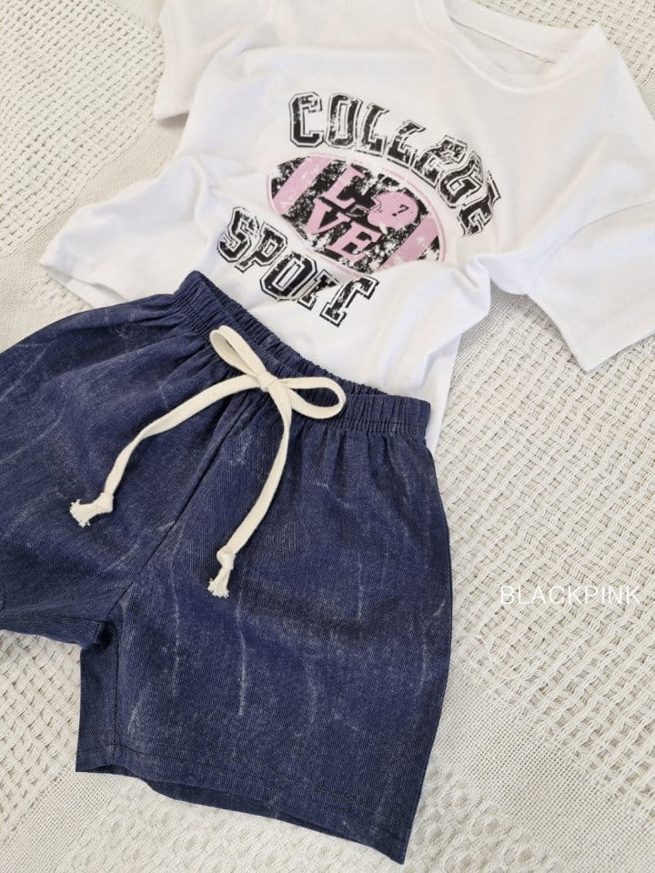 Black Pink - Korean Children Fashion - #littlefashionista - Vintage Denim Shorts - 10