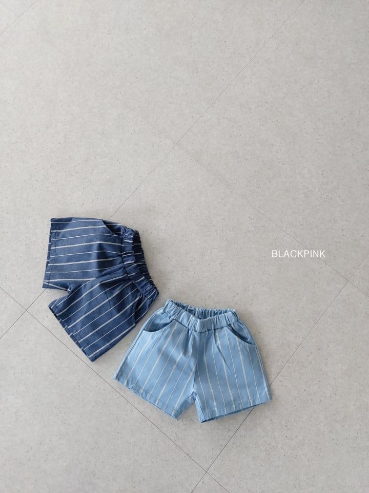 Black Pink - Korean Children Fashion - #magicofchildhood - Cony Denim Shorts - 6