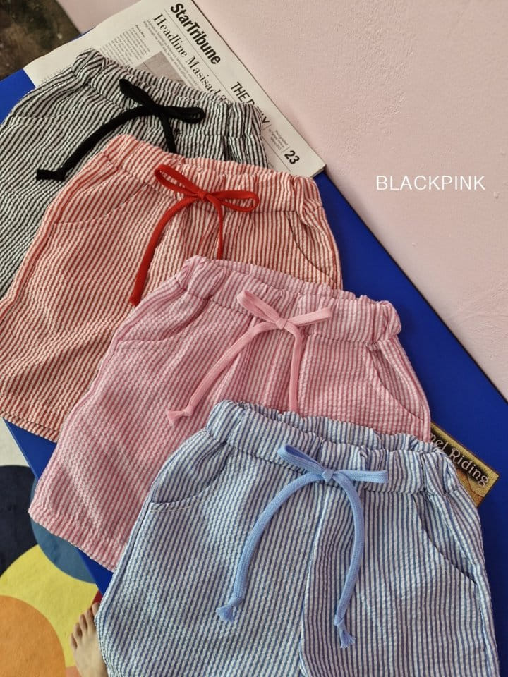 Black Pink - Korean Children Fashion - #minifashionista - Embo ST Shorts - 2