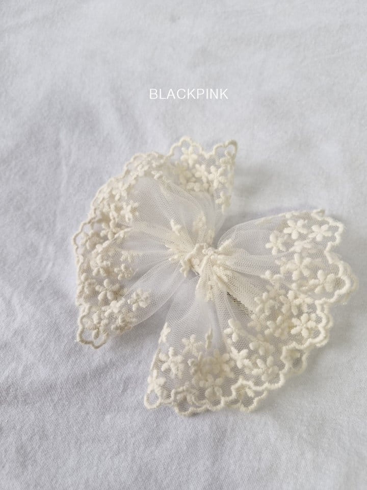 Black Pink - Korean Children Fashion - #prettylittlegirls - Alicia Lace Pin - 3