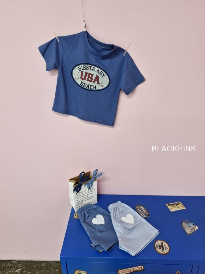 Black Pink - Korean Children Fashion - #prettylittlegirls - USA Single Tee - 8