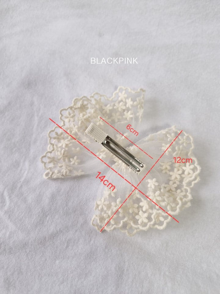 Black Pink - Korean Children Fashion - #stylishchildhood - Alicia Lace Pin - 6