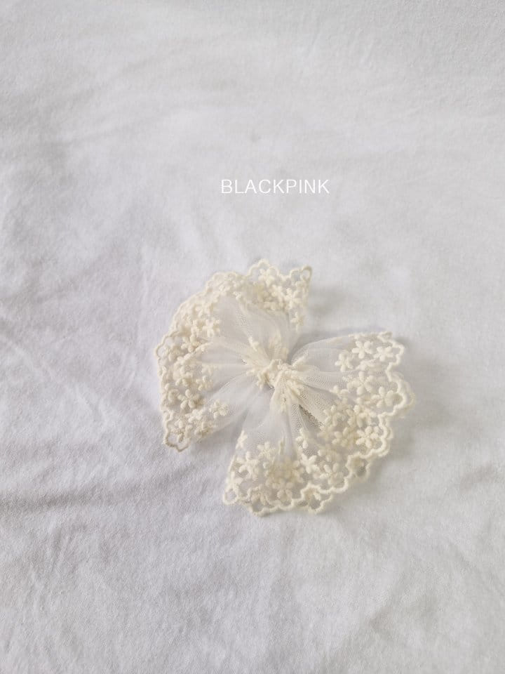 Black Pink - Korean Children Fashion - #prettylittlegirls - Alicia Lace Pin - 4