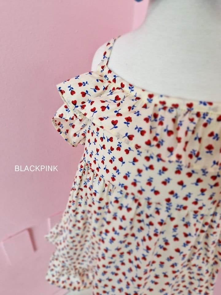 Black Pink - Korean Children Fashion - #todddlerfashion - Jenny Frill One-Piece - 10