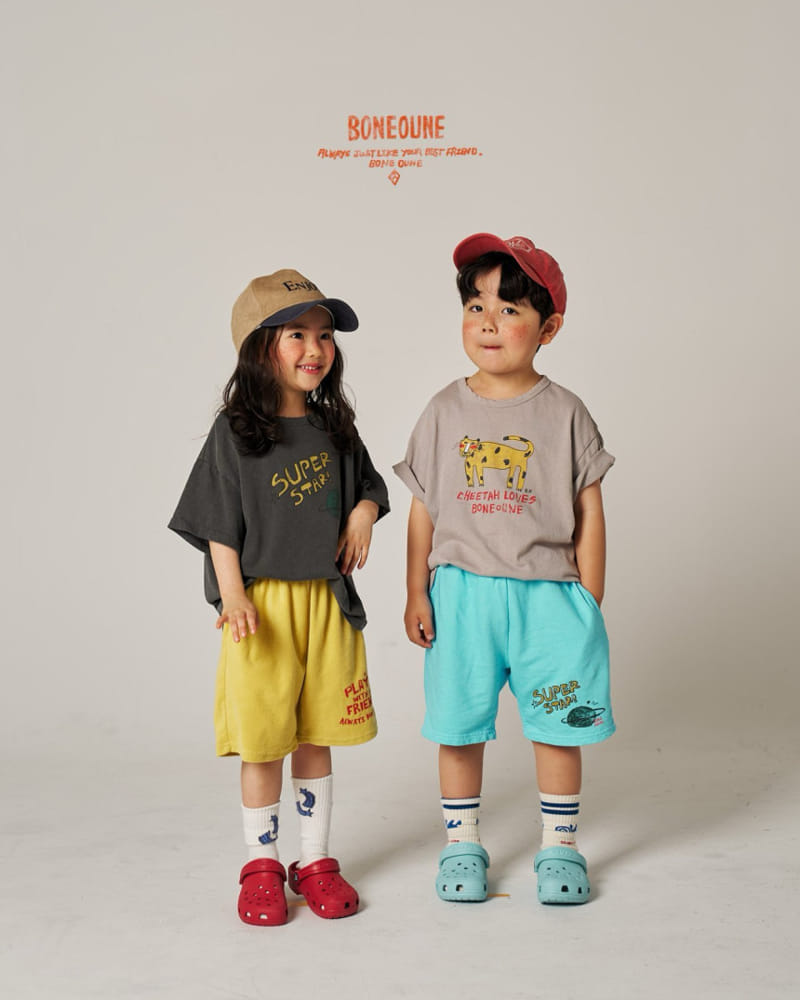 Boneoune - Korean Children Fashion - #Kfashion4kids - Red Cheek Cheetah Tee - 9