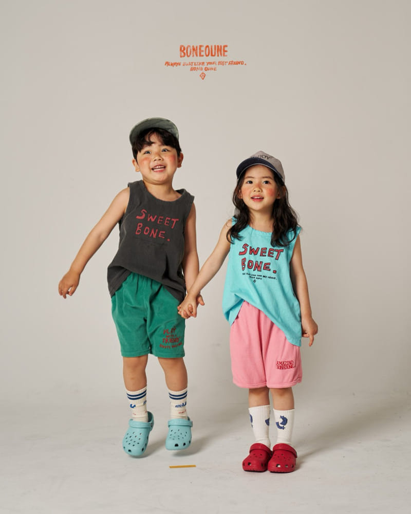 Boneoune - Korean Children Fashion - #Kfashion4kids - Sweet Non Sleeve Tee - 10