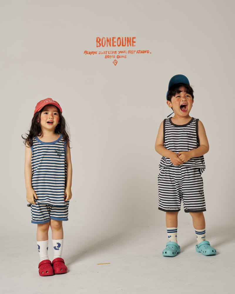 Boneoune - Korean Children Fashion - #Kfashion4kids - Sweet Red Bean ST Non Sleeve Tee - 3