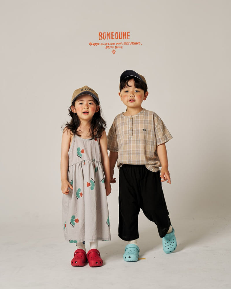 Boneoune - Korean Children Fashion - #Kfashion4kids - Beta Check Shirt  - 9