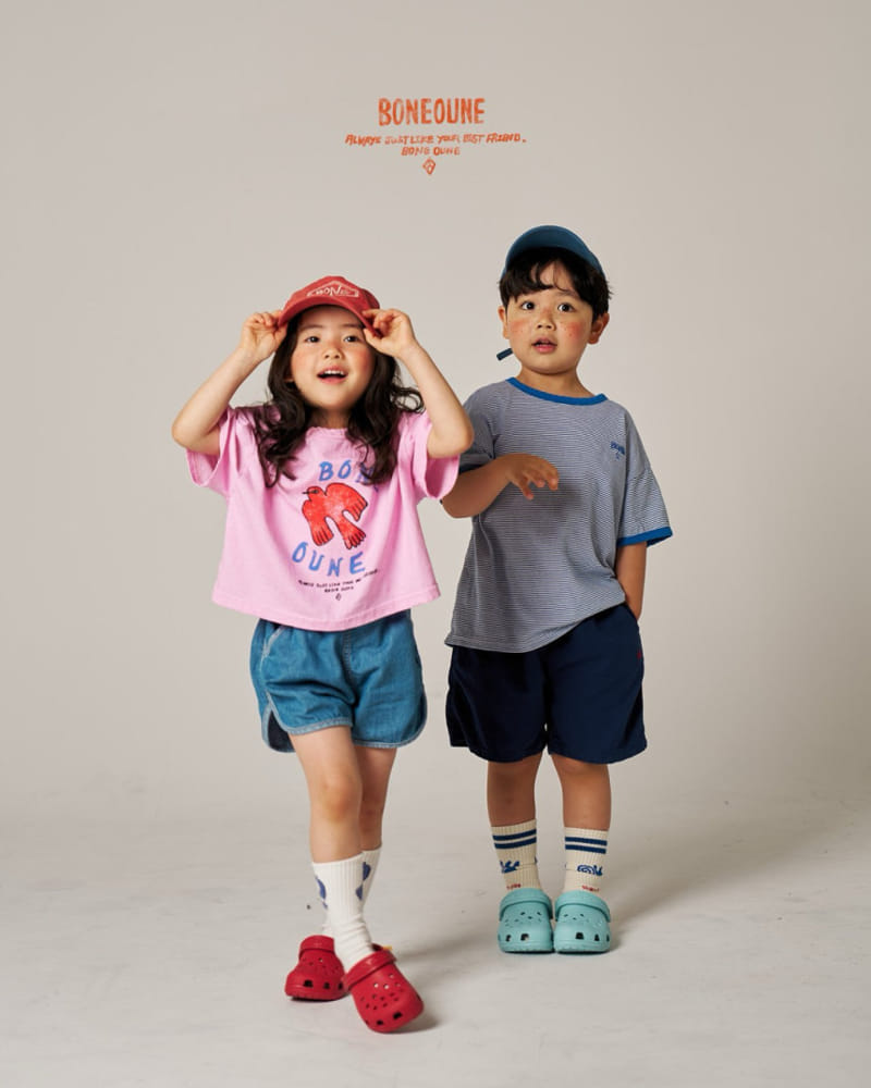 Boneoune - Korean Children Fashion - #childofig - Bird Crop Top  - 9