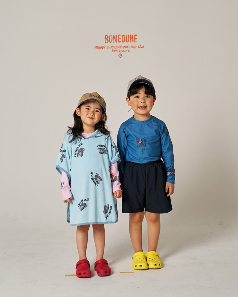 Boneoune - Korean Children Fashion - #childofig - Beach Tunic Towel - 8