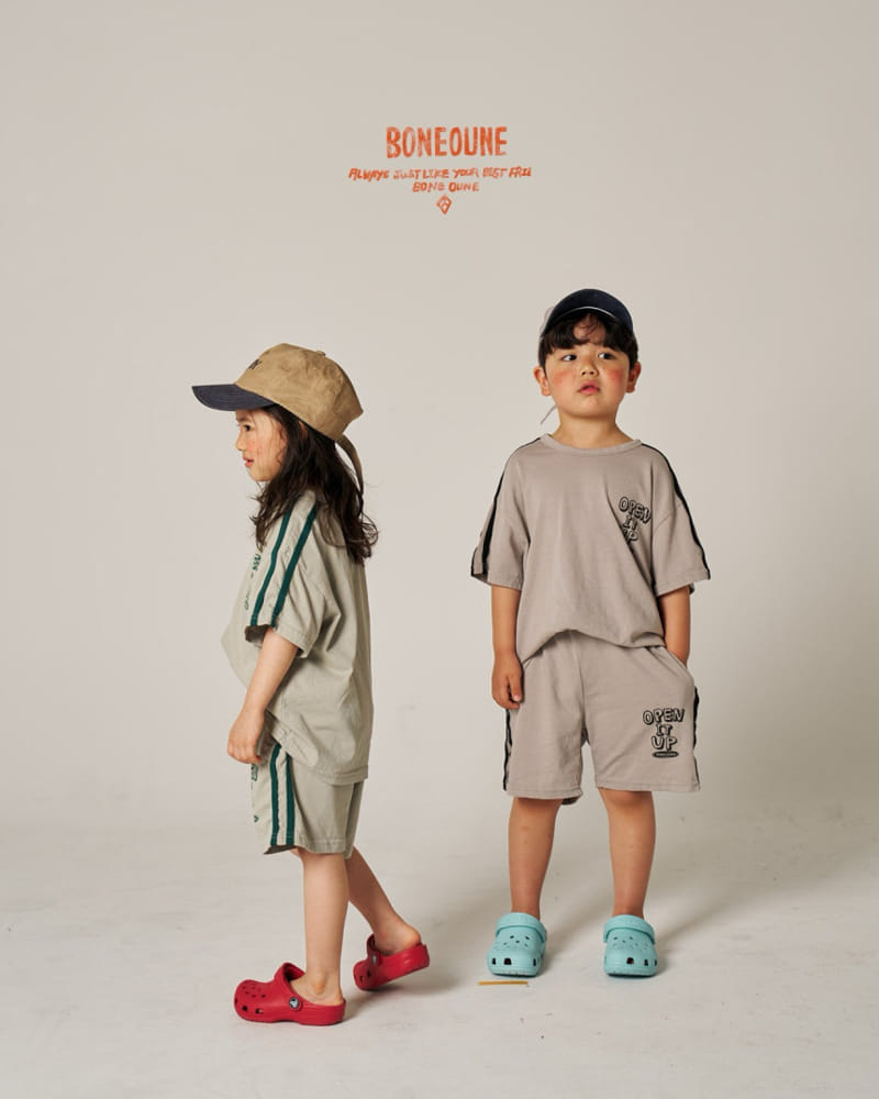 Boneoune - Korean Children Fashion - #childofig - Two Way Short Sleeve Tee - 3