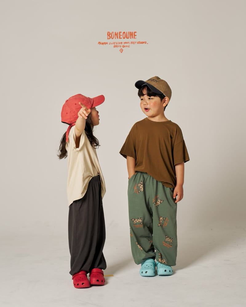 Boneoune - Korean Children Fashion - #stylishchildhood - Love Cheetah Jogger Pants - 4