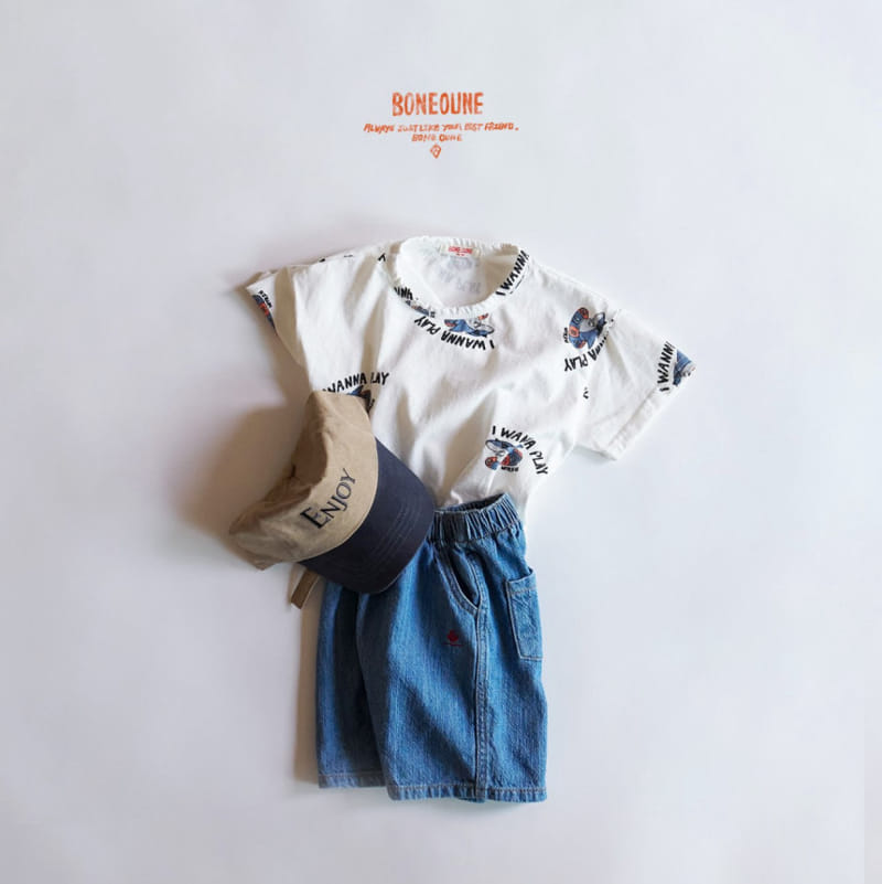 Boneoune - Korean Children Fashion - #childofig - Troll Denim Pants - 11