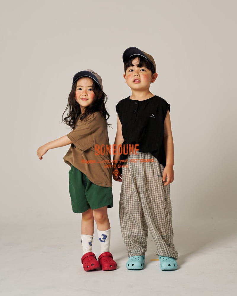 Boneoune - Korean Children Fashion - #childofig - Marner Non Sleeve Shirt - 6