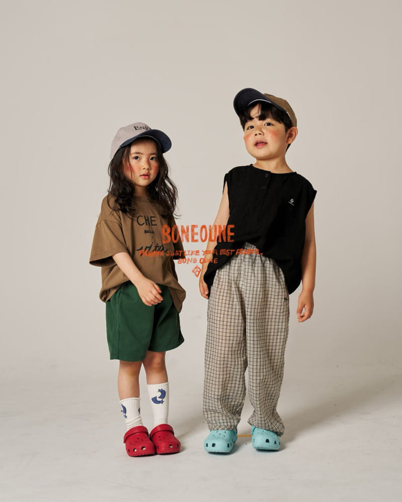 Boneoune - Korean Children Fashion - #childofig - Marner Non Sleeve Shirt - 7