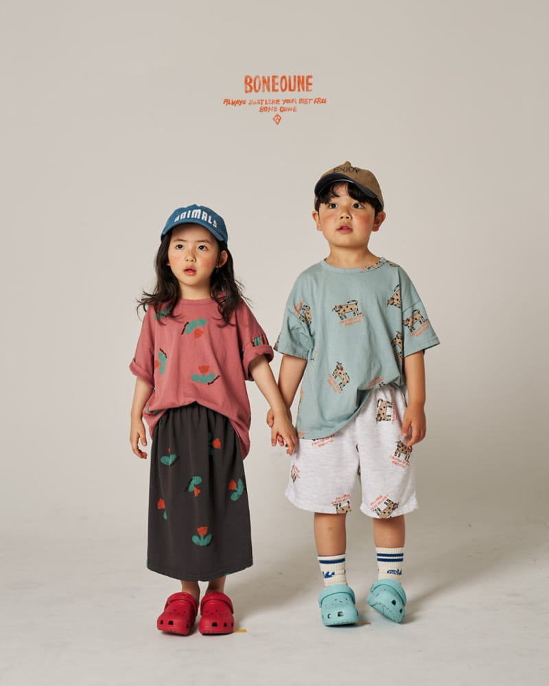 Boneoune - Korean Children Fashion - #childrensboutique - Love Cheetah Jenpan Tee - 9